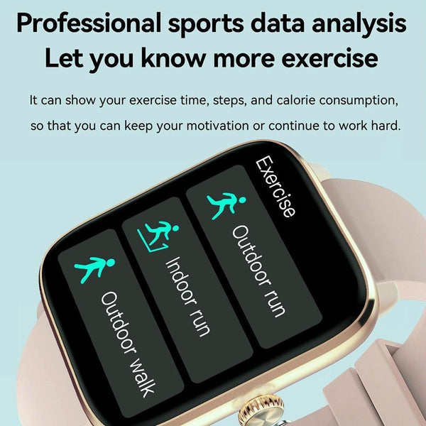 1.96 Inch Ip67 Waterproof Silicone Band Smart Watch Supports Dual Mode Bluetooth Call / Heart Rate Monitoring Gold Smart Watches