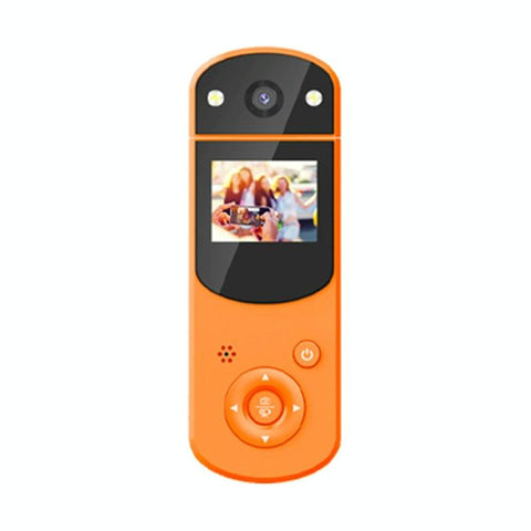1080P Hd Multi Function Digital Video Camera Sports Dv Live Streaming Computer Recording_Orange Digital Cameras