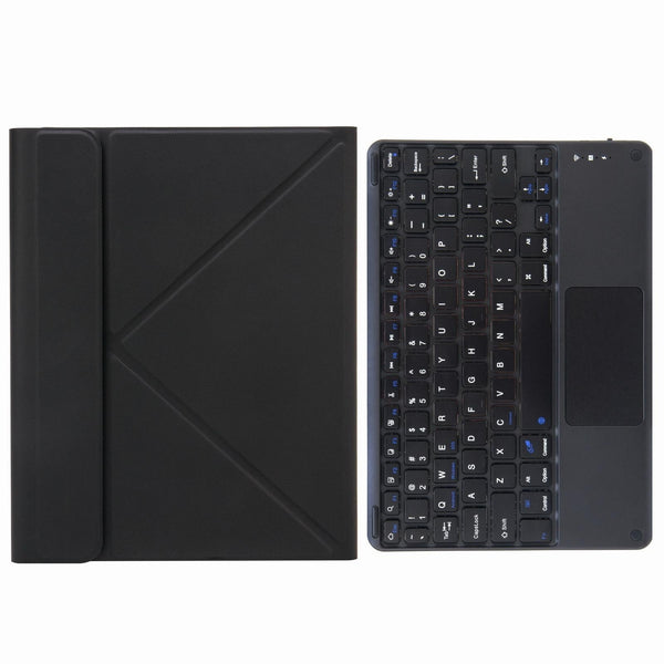 Bluetooth Keyboard Leather Case For Ipad 10.2 / Pro 10.5 Three Fold Holder Black Keyboards
