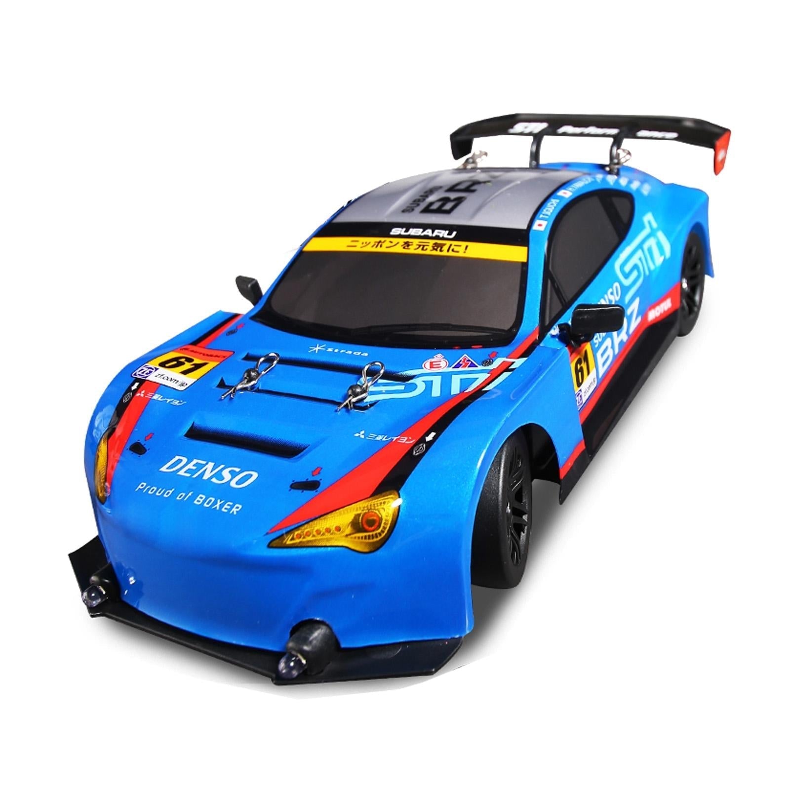 1 16 4Wd Drift Rc Toy Car 2.4G Compact Design Blue Remote Controlled Toys