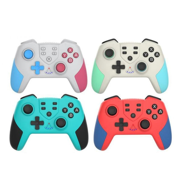 Wireless Six Axis Tooth Handle For Switch Pro Blue Pink Controllers & Attachments