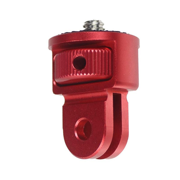 Universal Tripod Adapter For Action Cameras 1 / 4 Inch Screw Red Other Camera & Photo Accs