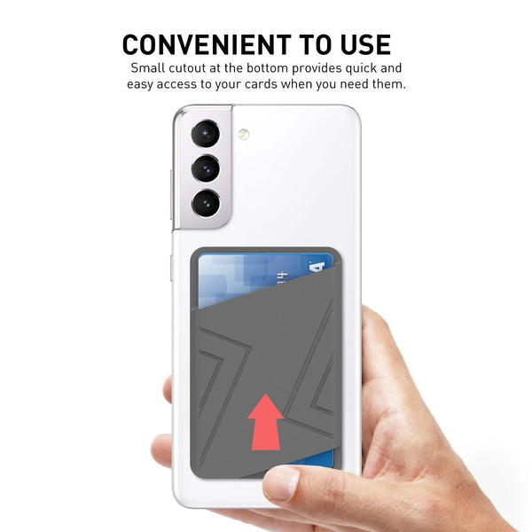 Silicone Card Case Black Midnight Blue Cases Covers & Skins