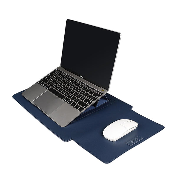 Parallel Deals 3 In Multifunctional Laptop Bag Fits 13.3 Inch Pu Material Armygreen Laptop Cases & Bags