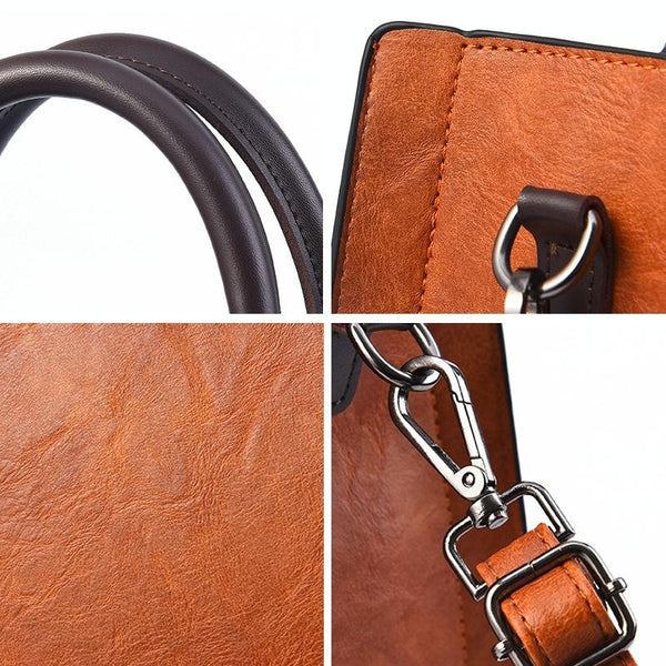 Parallel Retro Square Handbag For Commuting Vintage Style Rubber Pink Women's Bags & Handbags