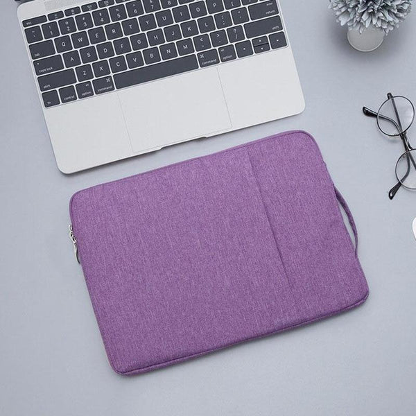 Parallel Deals Universal Denim Laptop Bag For 13.3 Notebooks Fits Macbook Air Pro Portable And Stylish 35.5X26.5X2cm Dark Blue Laptop Cases & Bags