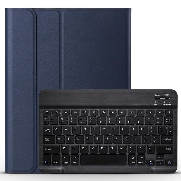 Bluetooth Keyboard & Leather Tablet Case For Ipad Pro 11 Detachable Brushed Texture Horizontal Flip Holder Dark Keyboards
