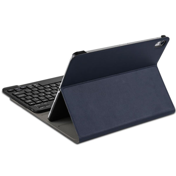 Bluetooth Keyboard & Leather Tablet Case For Ipad Pro 11 Detachable Brushed Texture Horizontal Flip Holder Dark Keyboards
