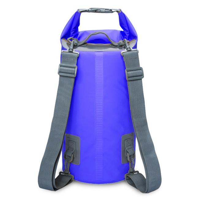 Waterproof Dual Shoulder Dry Bag 50L Capacity Blue Dry Bags