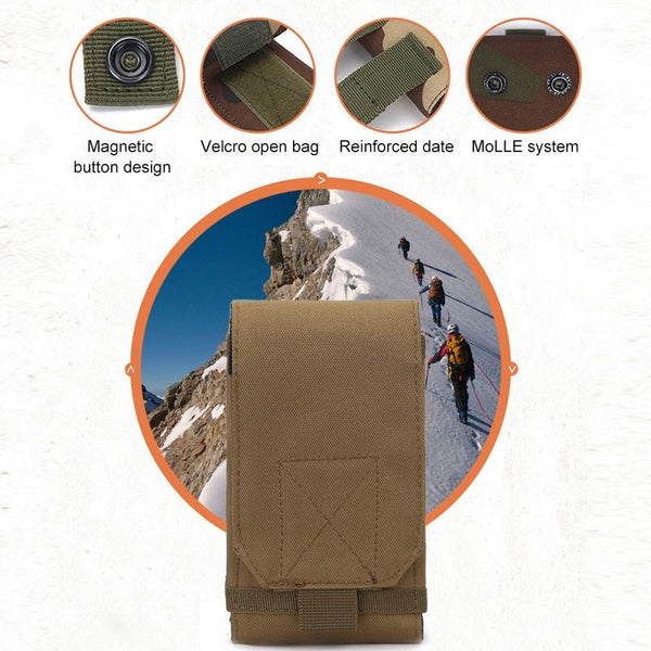 Water Resistant Outdoor Cell Phone Case 17Cm X 8.3Cm 3.5Cm Stylish And Durable Coyote Tan Other Mobile Accessories