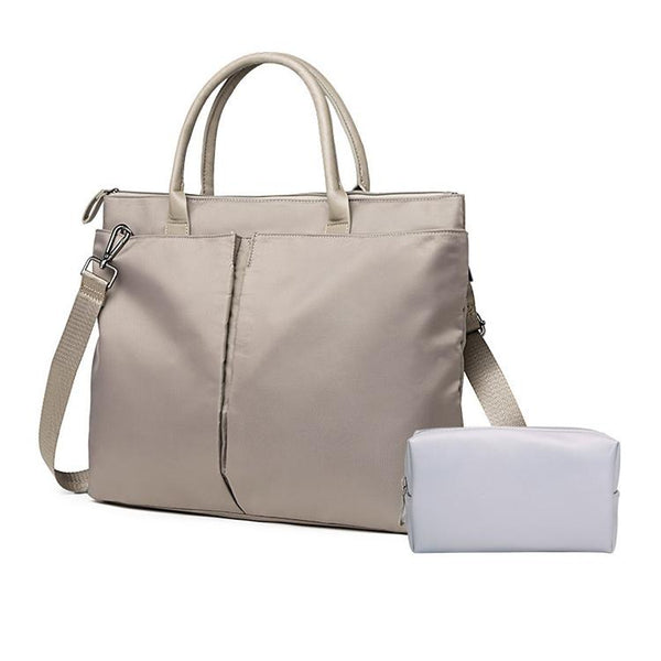 Large Dual Purpose Business Briefcase Handbag / Shoulder Bag For Laptops Black+Black Power Bags