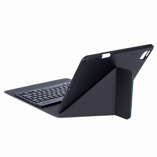 Bluetooth Keyboard Leather Case For Ipad Pro 11 With Three Fold Holder & Backlight Black Keyboards