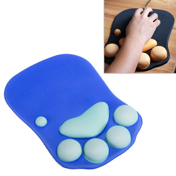 Parallel Soft Non Slip Cat Claw Mouse Pad Dark Blue Mouse Pads & Wrist Rests
