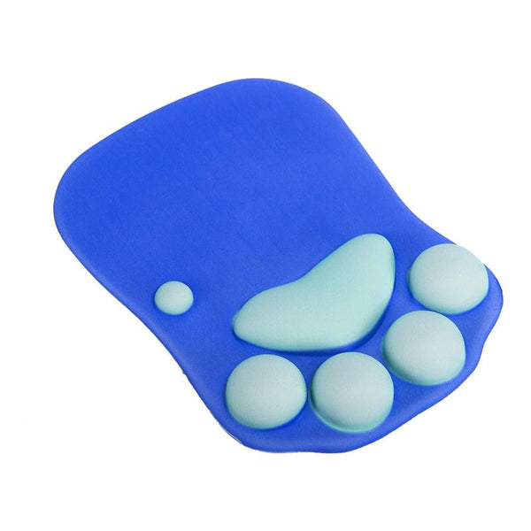 Parallel Soft Non Slip Cat Claw Mouse Pad Dark Blue Mouse Pads & Wrist Rests