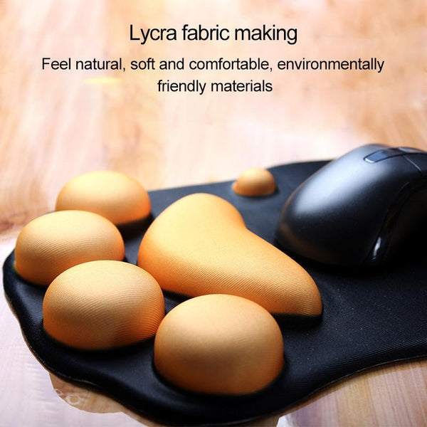 Parallel Soft Non Slip Cat Claw Mouse Pad Dark Blue Mouse Pads & Wrist Rests