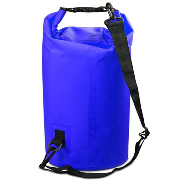 Waterproof Single Shoulder Bag Dry Sack 15L Capacity Dark Blue Dry Bags