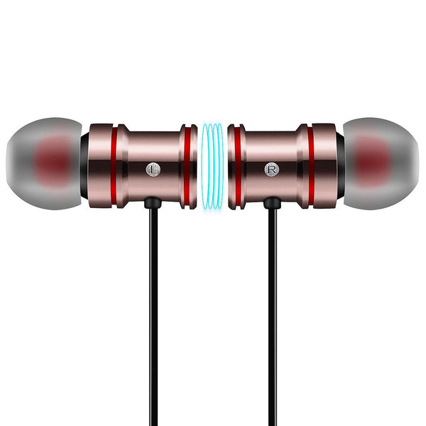 Waterproof Magnetic Sport With Mic Wireless Bluetooth V4.1 Ip7g9654d Earbuds