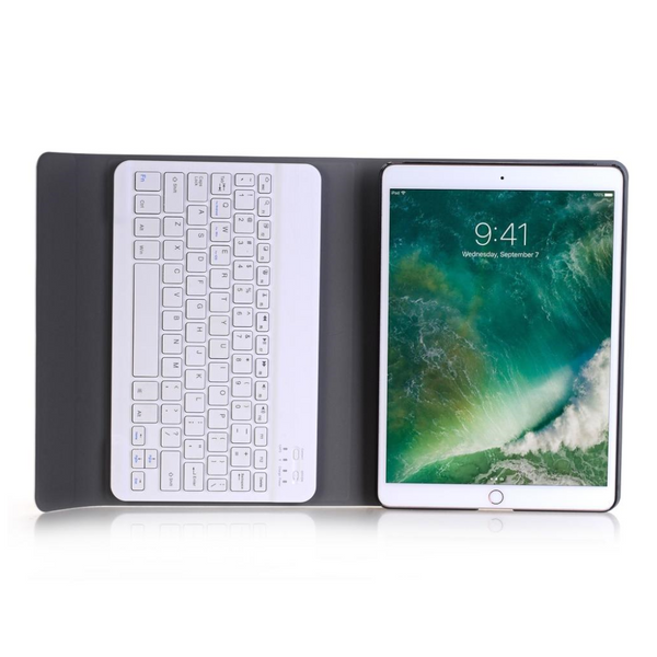 10.2 Ipad Bluetooth Keyboard Case With Stand Ultra Thin & Detachable Dark Cases Covers Keyboard Folios
