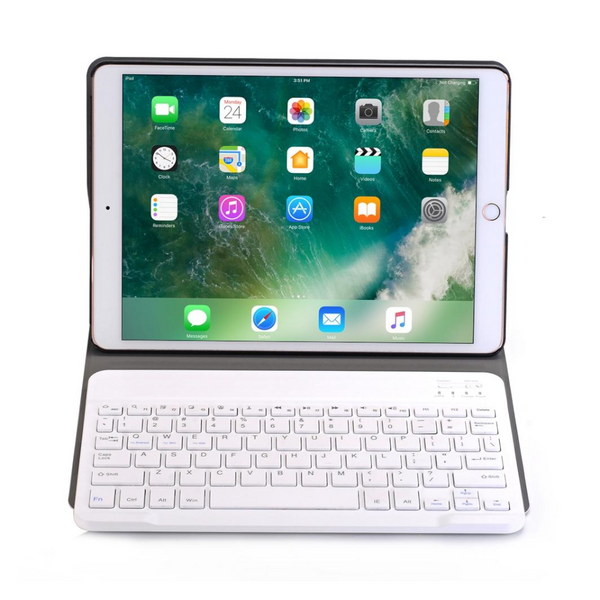 10.2 Ipad Bluetooth Keyboard Case With Stand Ultra Thin & Detachable Dark Cases Covers Keyboard Folios