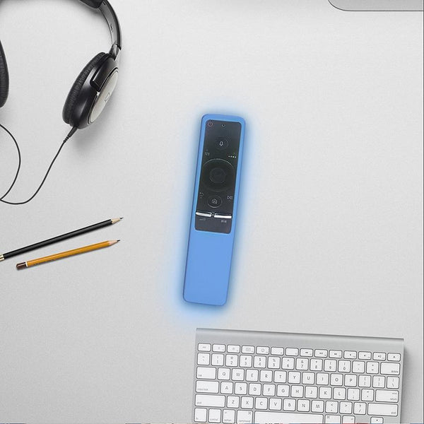Silicone Non Slip Remote Control Cover For Samsung Smart Tv Dark Blue Remote Controls