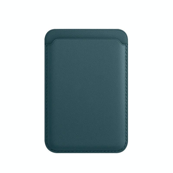 Magsafe Leather Card Case For Iphone Dark Night Green Cases Covers & Skins