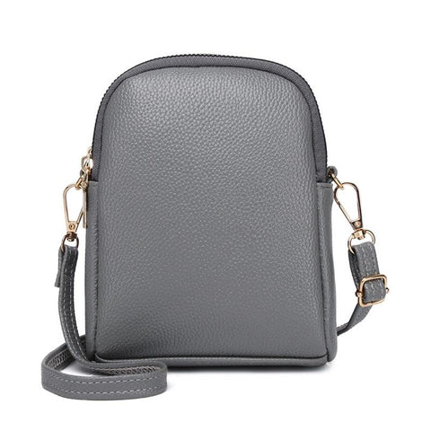 Iitchi Pattern Crossbody Bag For Ladies Fits Cell Phone Gray Women's Bags & Handbags