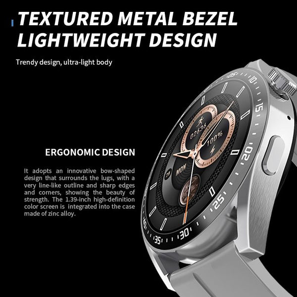 1.39 Inch Ip67 Waterproof Health Monitoring Bluetooth Call Smart Watch With Nfc Payment Green Smart Watches