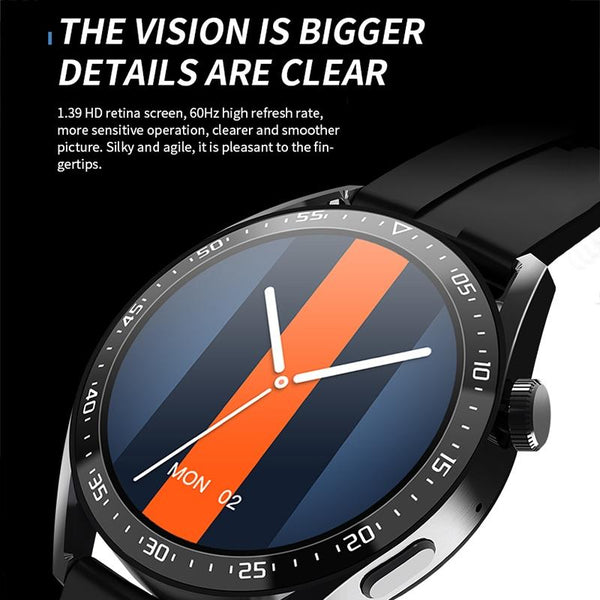 1.39 Inch Ip67 Waterproof Health Monitoring Bluetooth Call Smart Watch With Nfc Payment Green Smart Watches