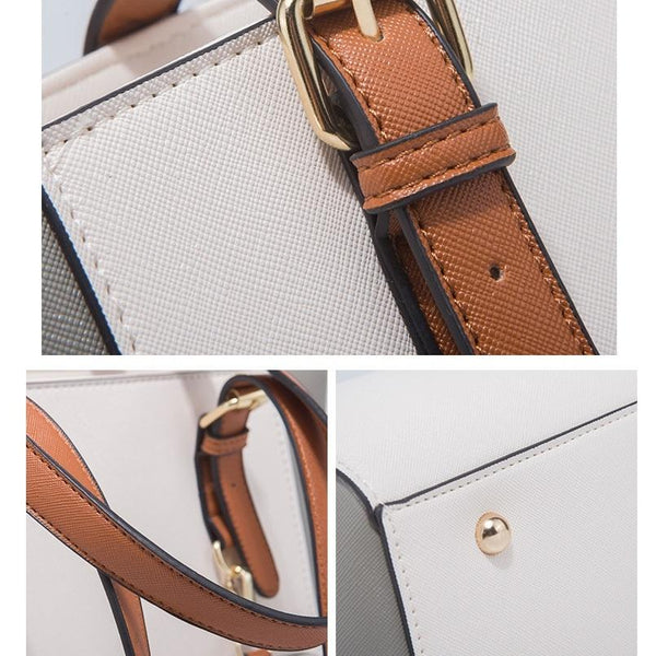 Large Capacity 3 In 1 Fashion Handbag For Women Brown Women's Bags & Handbags