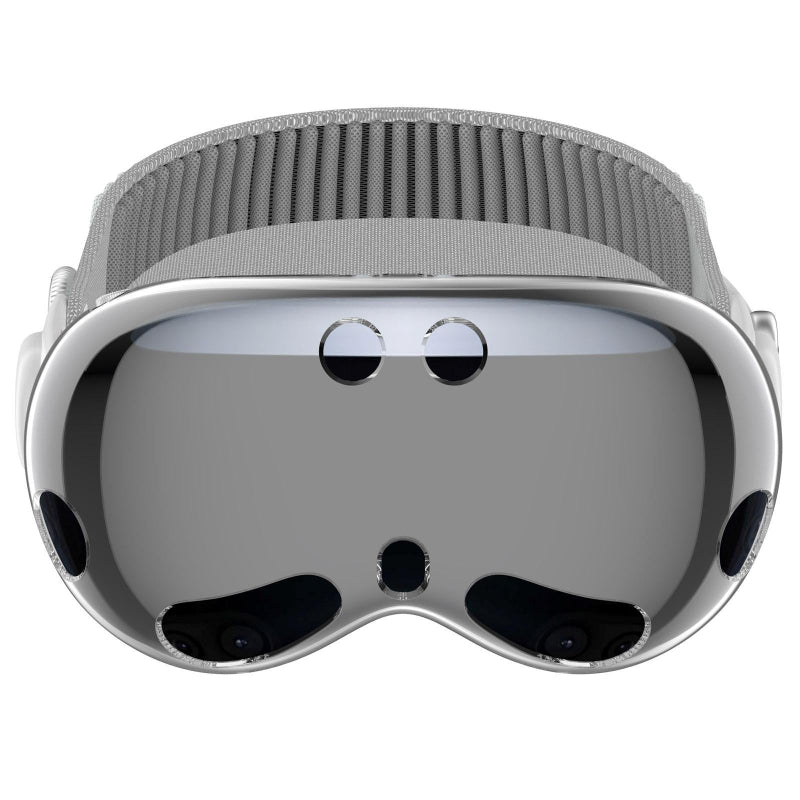 Vr Case For Apple Vision Pro Electroplated Tpu Gray Smartphone Vr Headsets