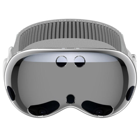Vr Case For Apple Vision Pro Electroplated Tpu Gray Smartphone Vr Headsets