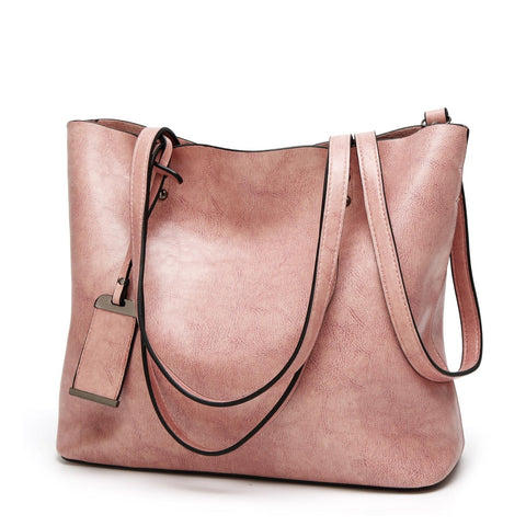 Stylish Pu Leather Women Crossbody Bag Pink Women's Bags & Handbags
