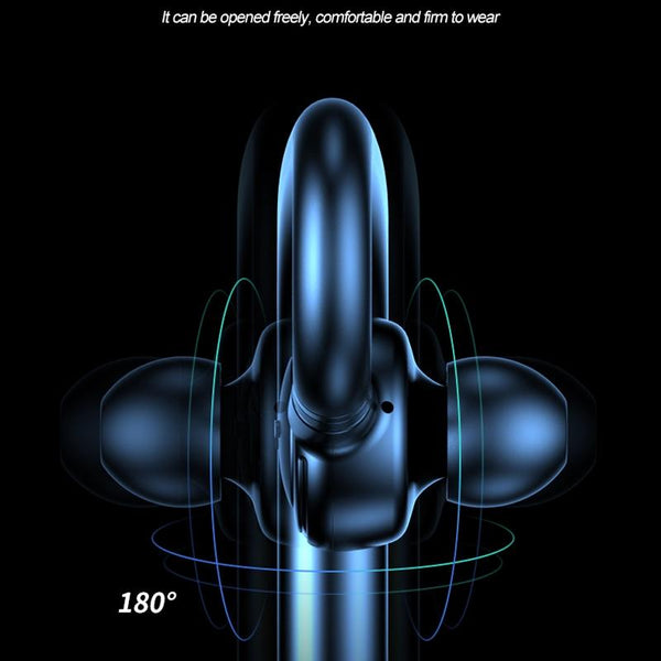 Bluetooth V5.2 Single Earhook Business Headset M99 Black + White Earbuds