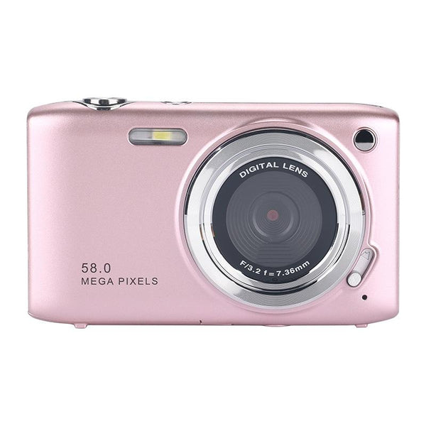 16X Zoom Hd Digital Camera With 2.88 Ips Screen_Pink Digital Cameras