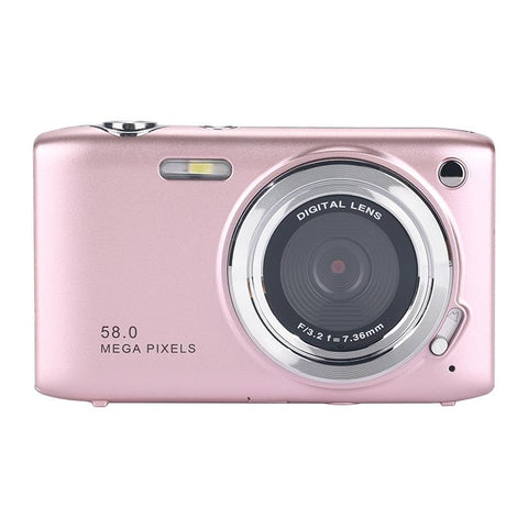 16X Zoom Hd Digital Camera With 2.88 Ips Screen_Pink Digital Cameras