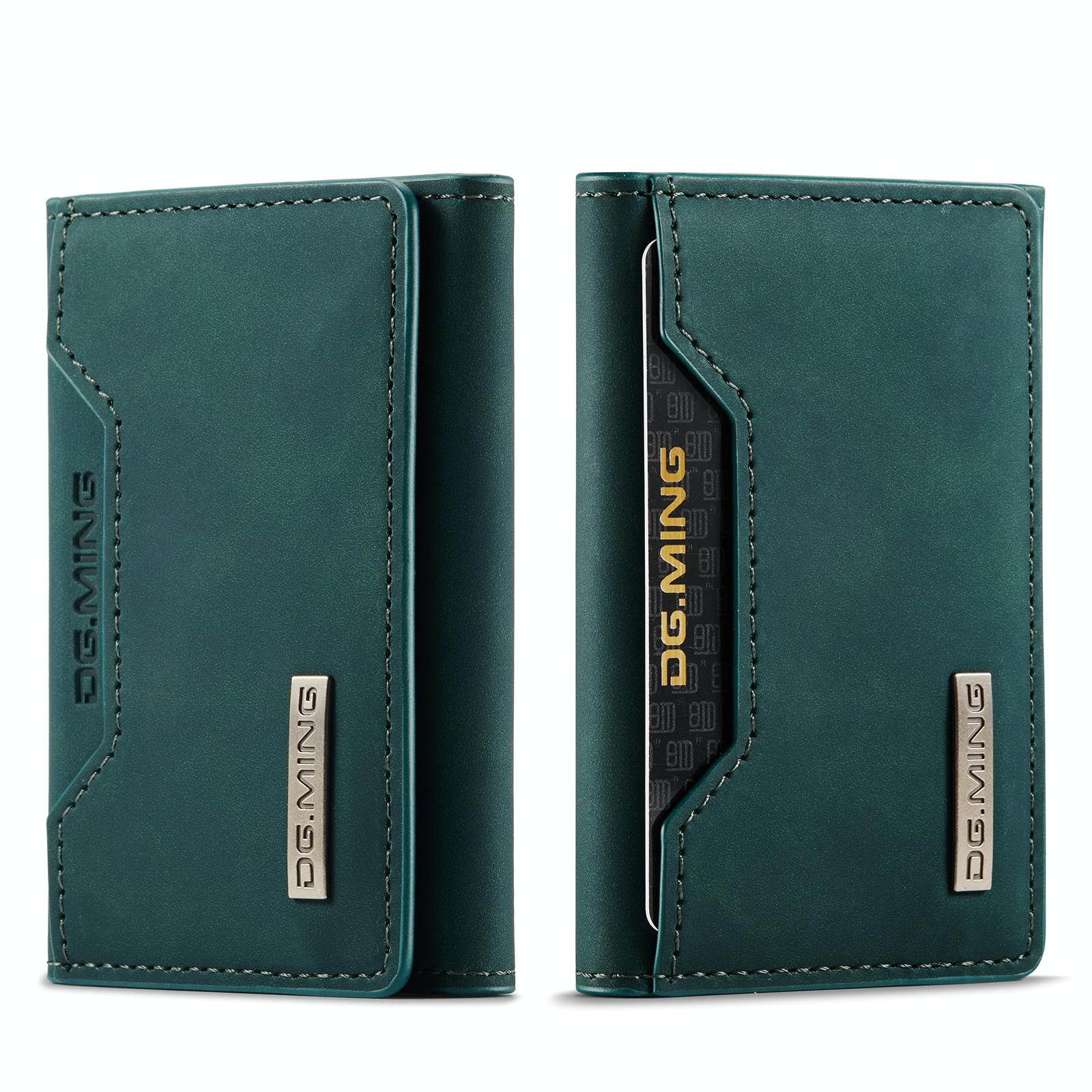 3 Fold Card Bag For Dg.Ming M2 Series Compact & Stylish Green Wallets