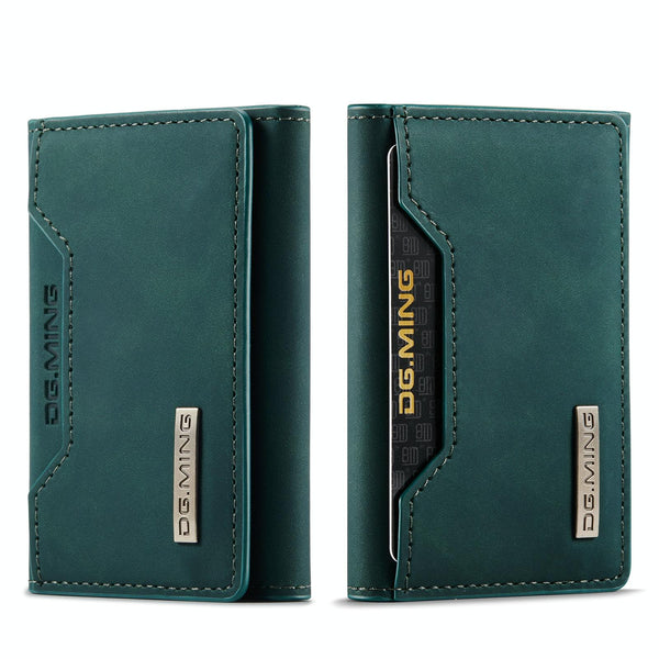 3 Fold Card Bag For Dg.Ming M2 Series Compact & Stylish Green Wallets