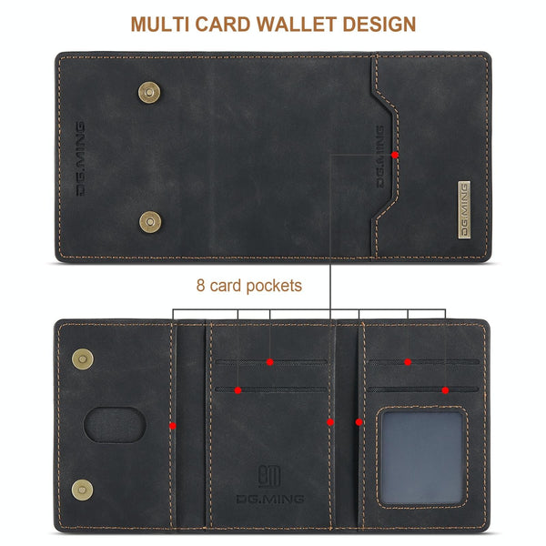 3 Fold Card Bag For Dg.Ming M2 Series Compact & Stylish Green Wallets