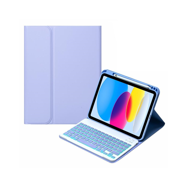 10.9 Ipad 10Th Gen 2022 Backlit Keyboard Case With Pen Slot Bluetooth Leather Light Cases Covers Keyboard Folios