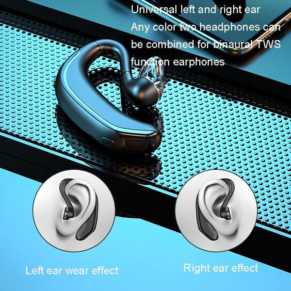 Business Bluetooth Earphones Left Right Rotation Skin Colour Earbuds