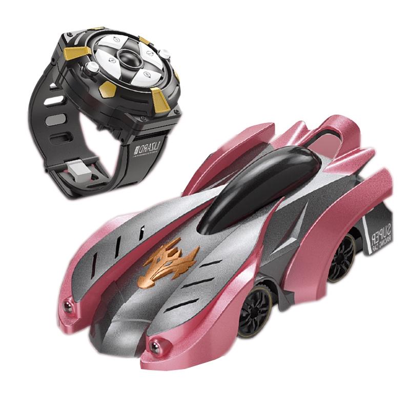 Electric Remote Control Wall Climbing Car For Kids Mini Toy Red Charge Watch Rc Edition Remote Controlled Toys