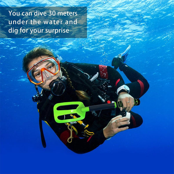 Waterproof Handheld Metal Detector For Underwater Treasure Hunti_Orange Metal Detectors