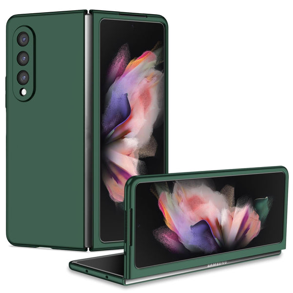 Foldable Armor Phone Case Compact Durable Dark For Samsung Galaxy Z Fold4 5G Green Other Mobile Accessories