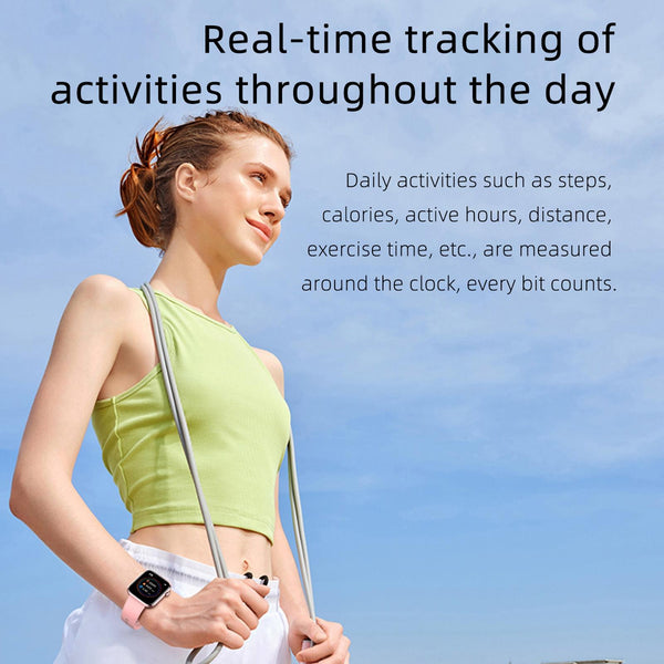 1.69 Inch Ip67 Waterproof Smart Watch With Touch Screen Health Monitoring Blue Smart Watches