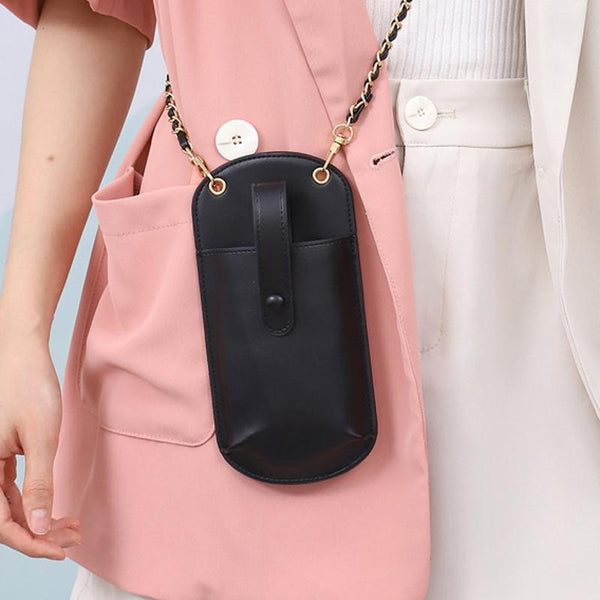 Compact Cell Phone Crossbody Bag Black Women's Bags & Handbags