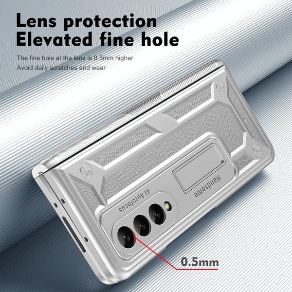 Shockproof Secure Hinge Phone Case For Samsung Galaxy Z Fold 4 5G_White Cases Covers & Skins