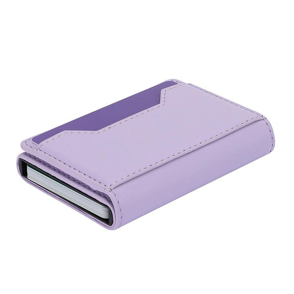 10X6x3cm Secure Brush Card Bag Compact And Protective Purple Wallets