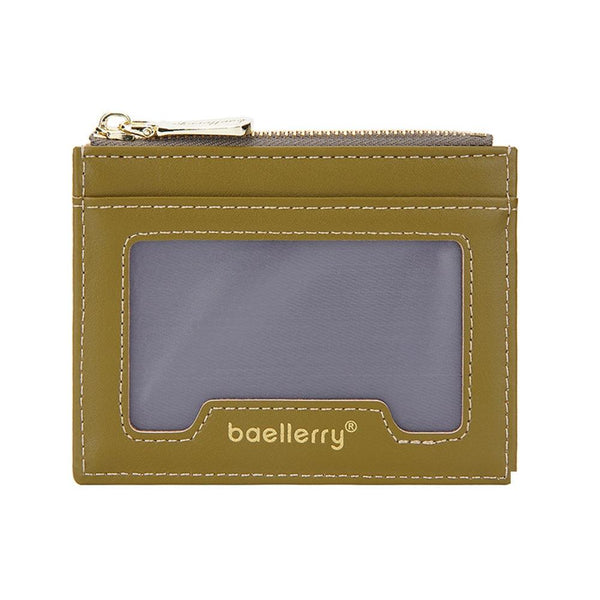 Light & Thin Card Bag Multifunctional Coin Purse Yellow Green Wallets