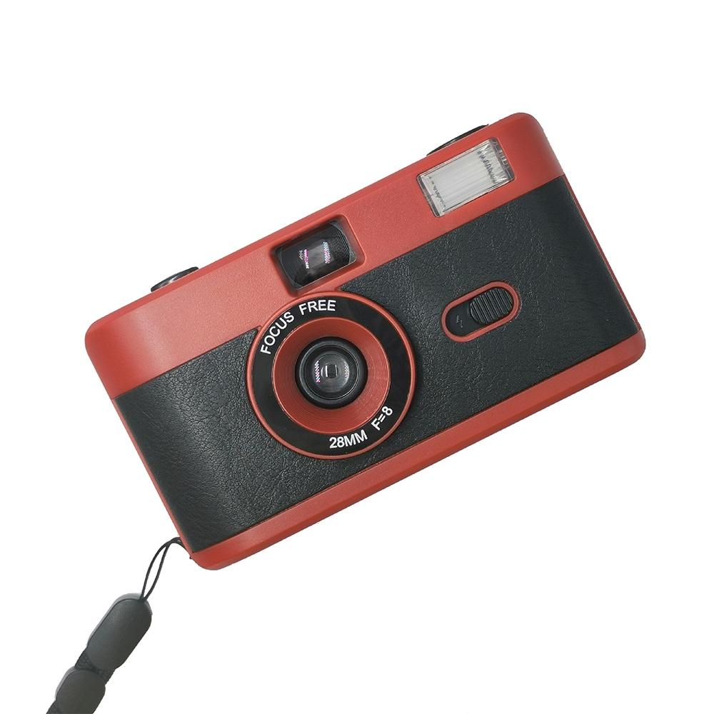 Retro Manual Reusable Film Camera For Kids No Film_Black Rosewood Digital Cameras