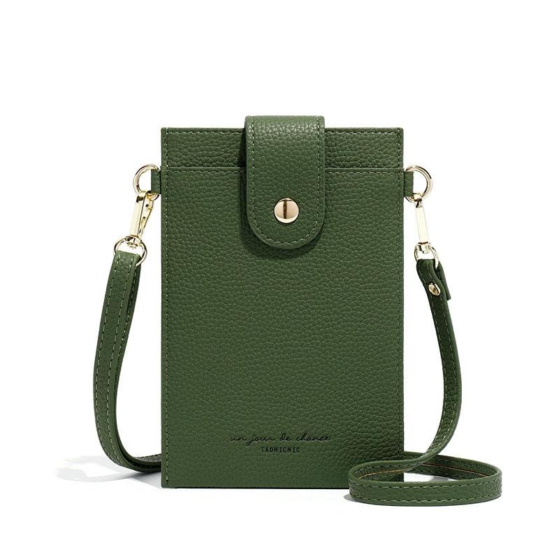 Stylish Thin Messenger Bag For Women Green Women's Bags & Handbags